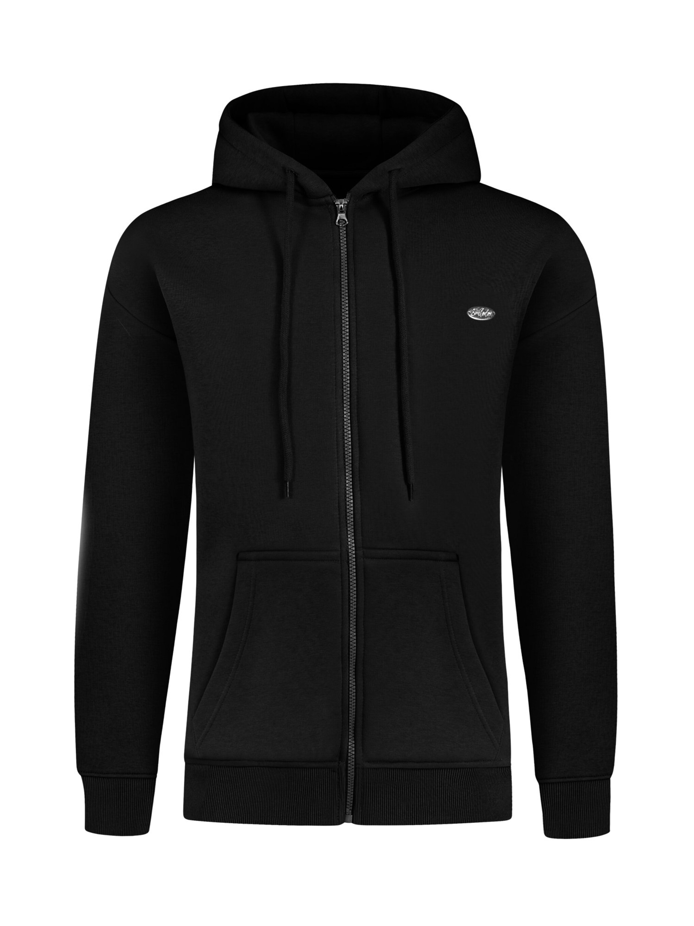 Smilodox Sweat jacket 'Eda ' in Black: front