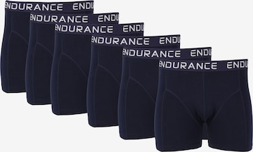 ENDURANCE Boxer shorts 'Burke' in Blue: front