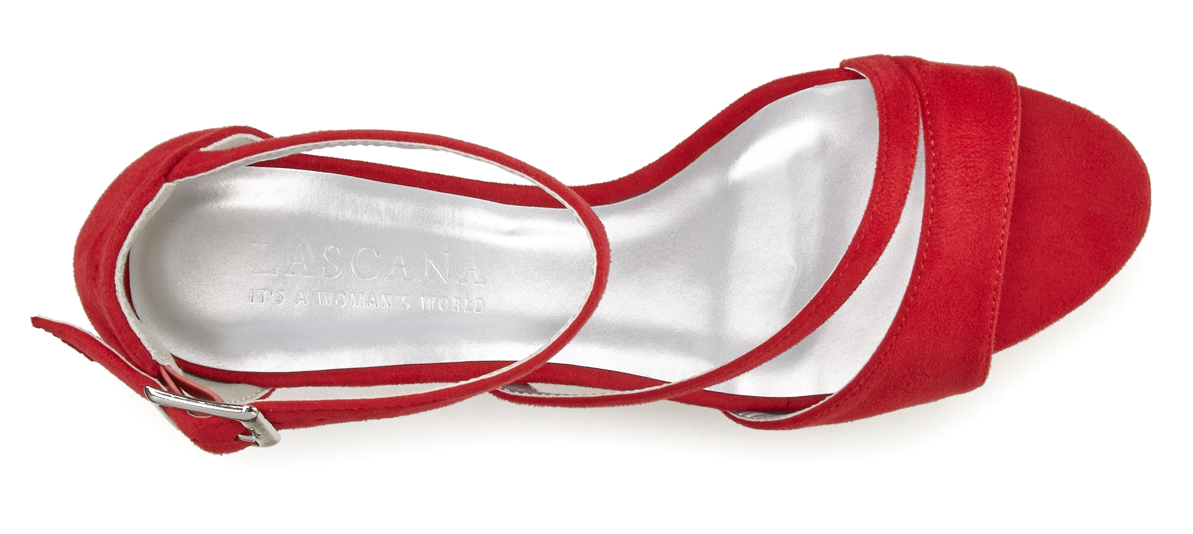 LASCANA Sandály – červená