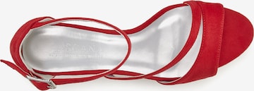 Sandales à lanières LASCANA en rouge