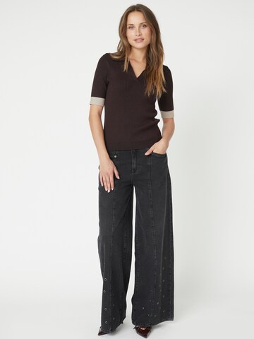 Pullover 'Bonny' di co'couture in marrone