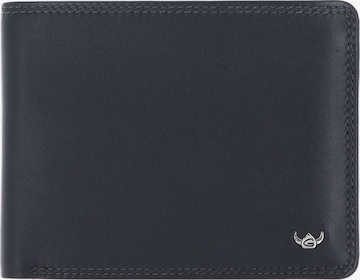 Porte-monnaies 'Polo' GOLDEN HEAD en noir : devant