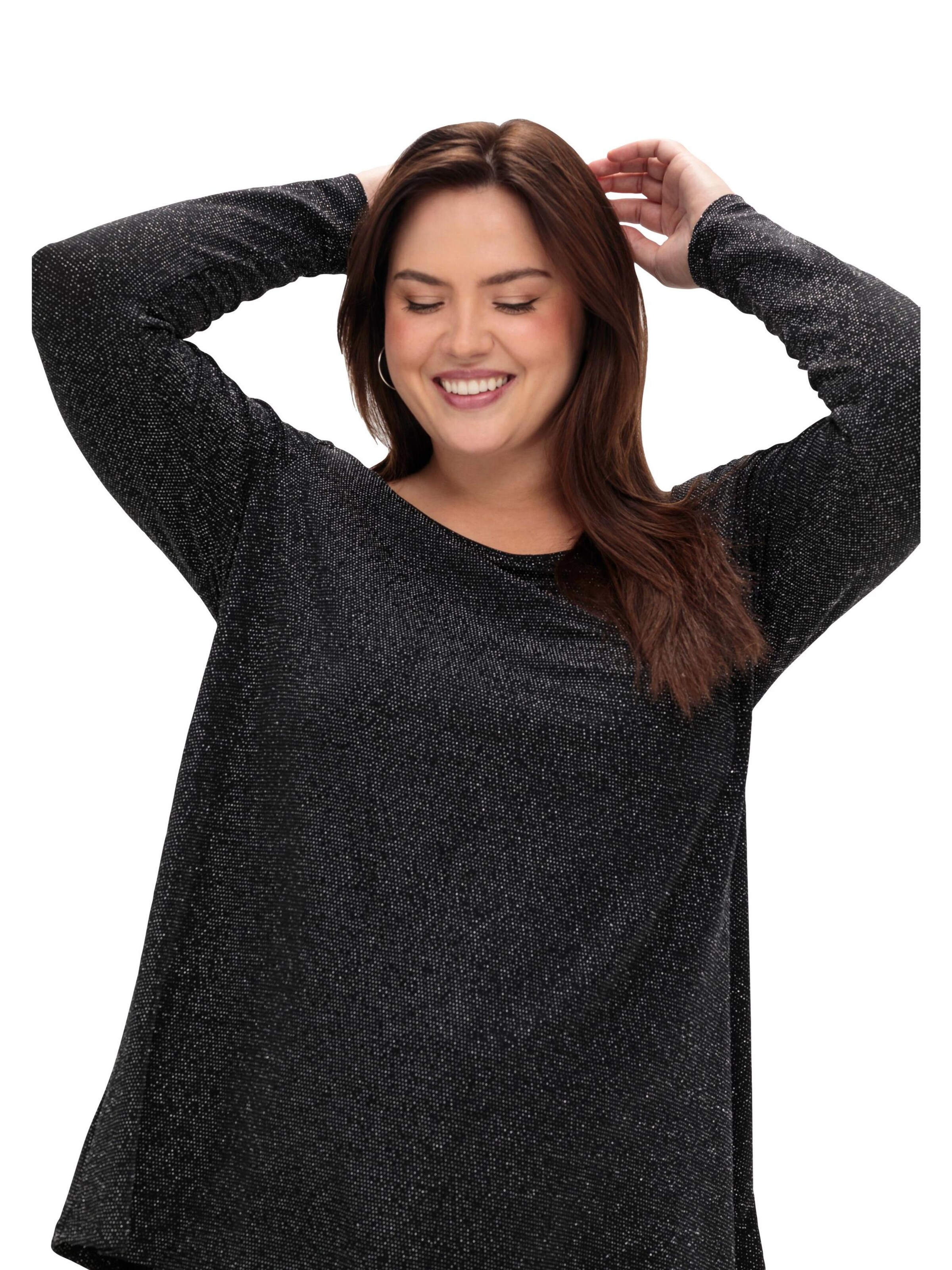 SHEEGO Shirt in Schwarz