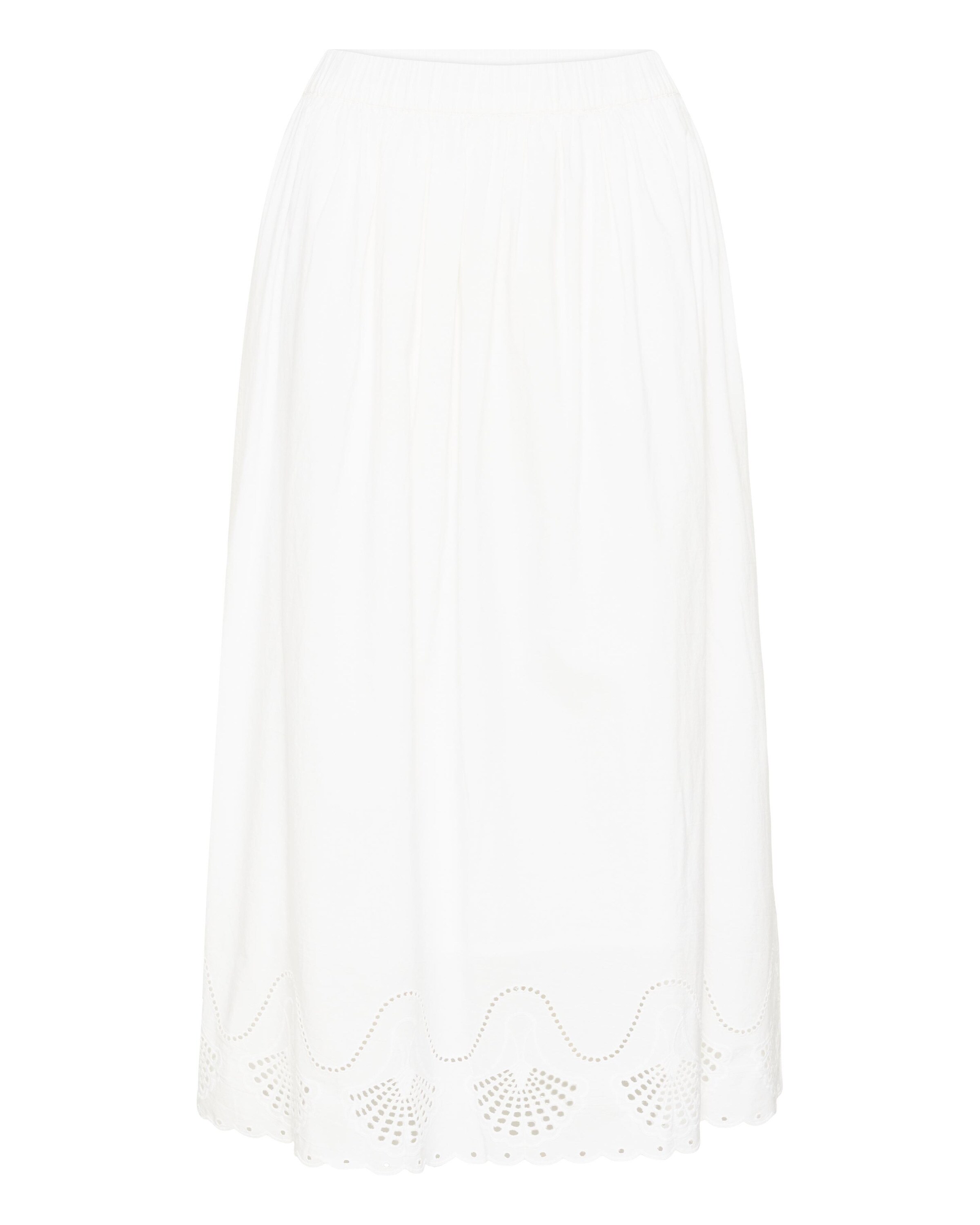 SAINT TROPEZ Skirt 'RivashellSZ' in White: front