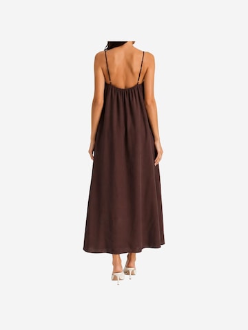 MixRay Dress 'Maxi' in Brown