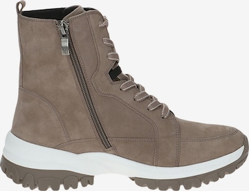 CAPRICE Lace-Up Ankle Boots in Grey