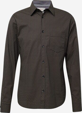 s.Oliver Button Up Shirt in Black: front