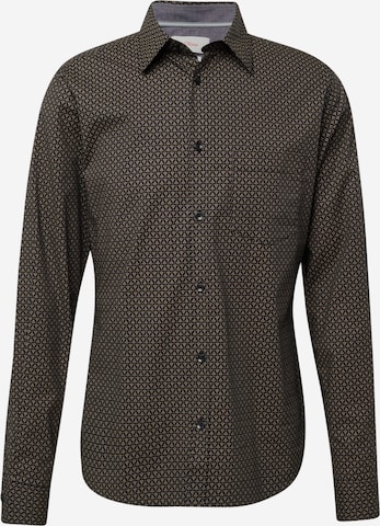 s.Oliver Button Up Shirt in Black: front