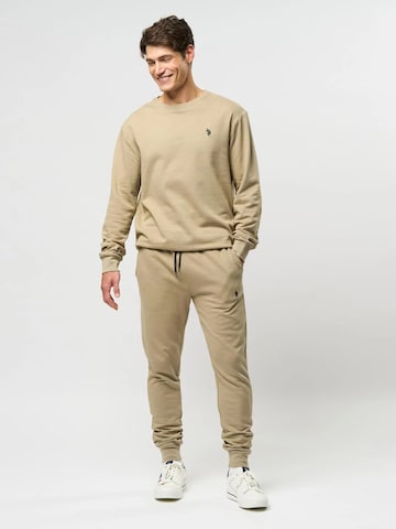 U.S. POLO ASSN. Tapered Broek 'Ashlar' in Beige