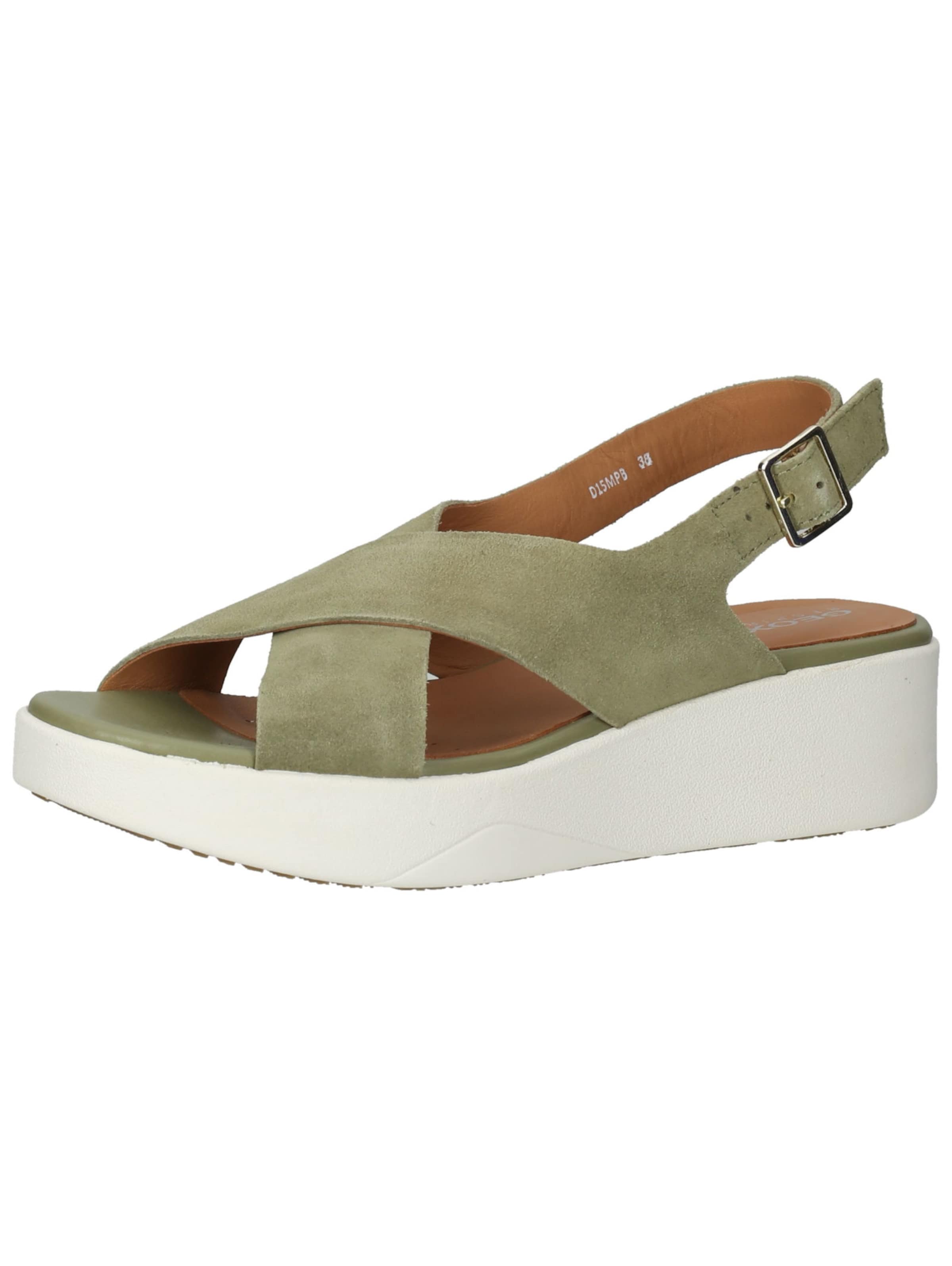 GEOX Sandaal in Groen: voorkant