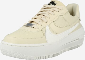 Nike Sportswear Platform trainers 'AF1 PLT.AF.ORM' in Yellow: front