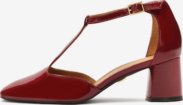 Escarpins Kazar en rouge : devant