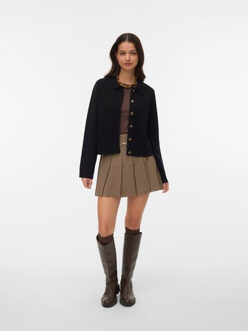 VERO MODA Gebreid vest 'VMRiley' in Zwart