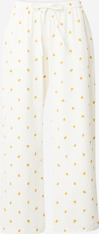 Lindex Pyjamabroek in Wit: voorkant
