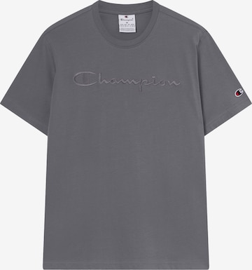 Champion Authentic Athletic Apparel T-Shirt in Grau: Vorderseite