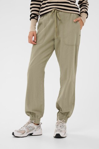 Kaffe Tapered Παντελόνι 'KAnaya' σε γκρι: μπροστά