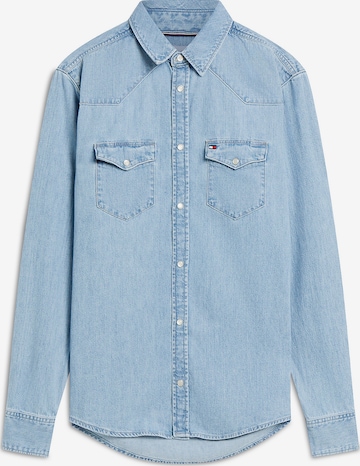 Coupe regular Chemise TOMMY HILFIGER en bleu : devant