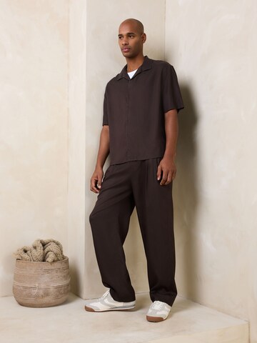 Next Comfort Fit Hemd in Braun: Vorderseite