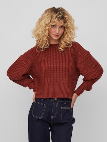 VILA Sweater 'Apoline' in Red: front