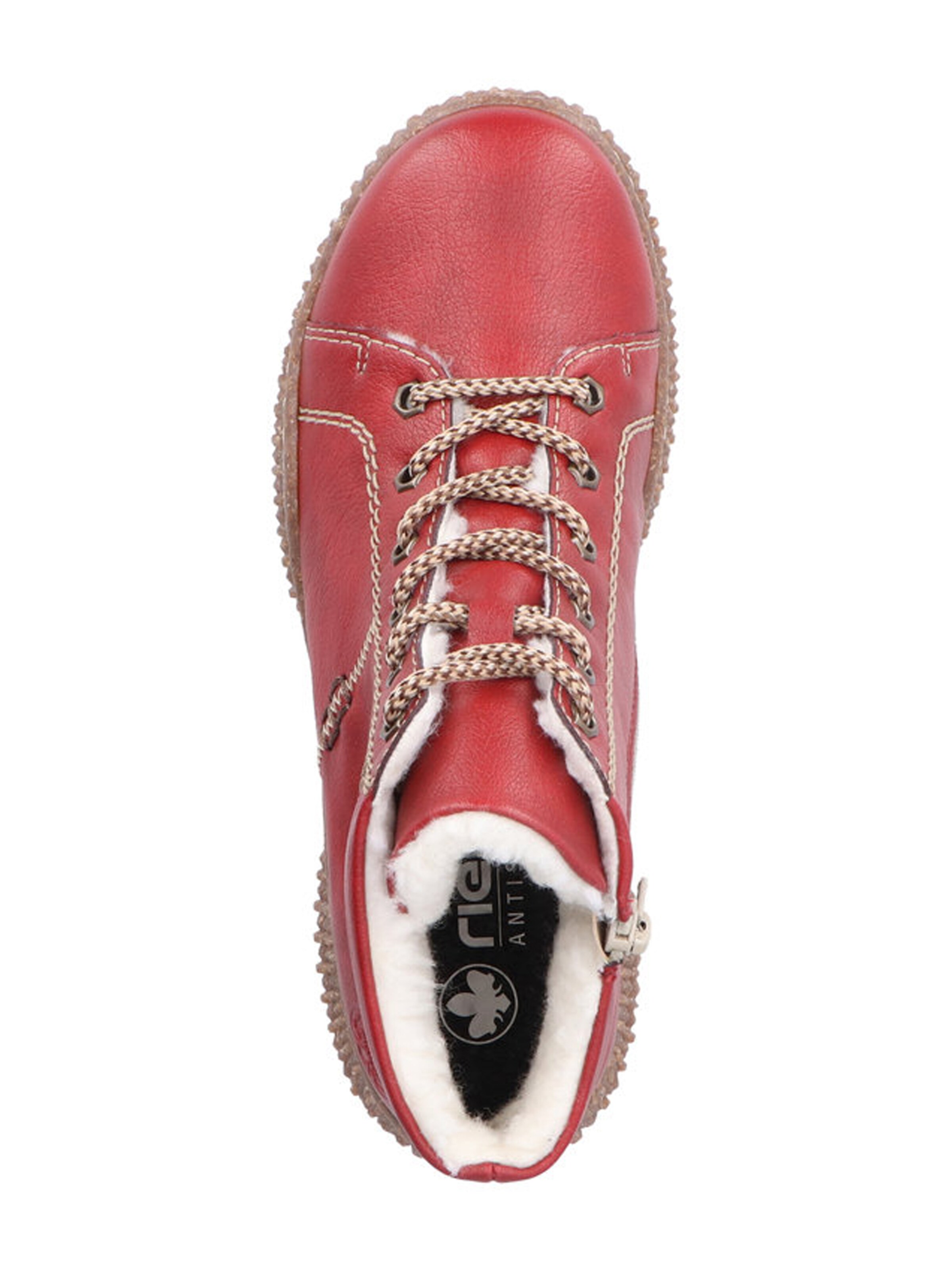 Rieker Schnürstiefelette in Rot