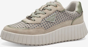 s.Oliver Sneakers laag in Groen: voorkant