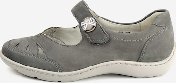 WALDLÄUFER Ballet Flats with Strap in Grey