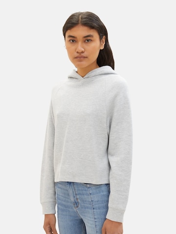 TOM TAILOR DENIM Sweatshirt in Grey: front