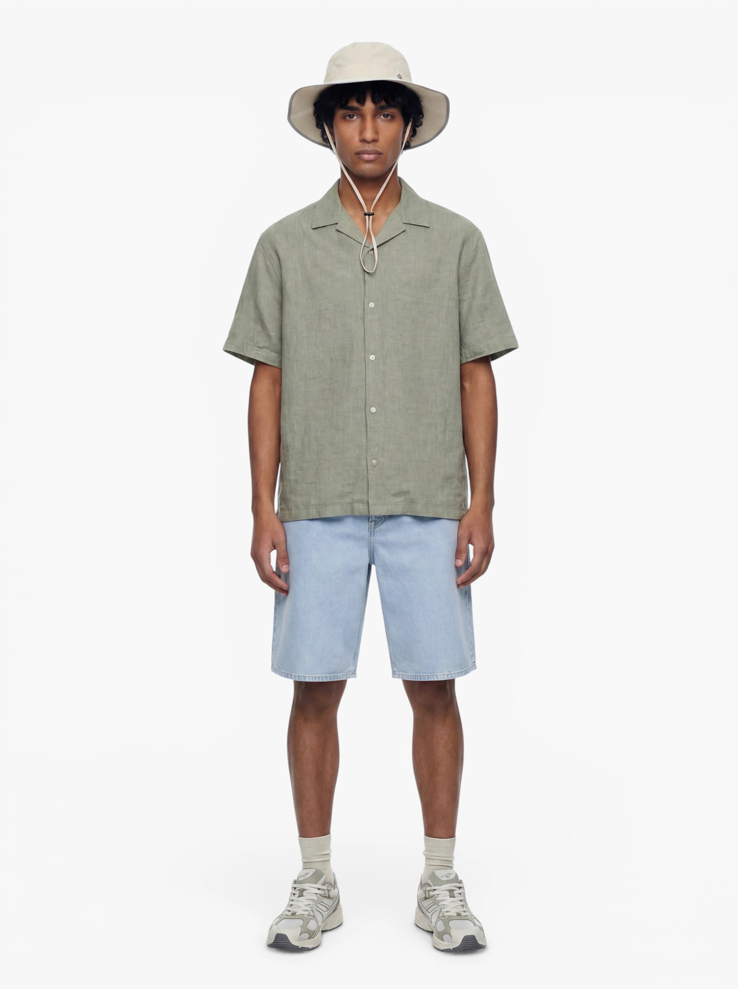 JACK & JONES Comfort Fit Hemd 'JJESummer' in Grün
