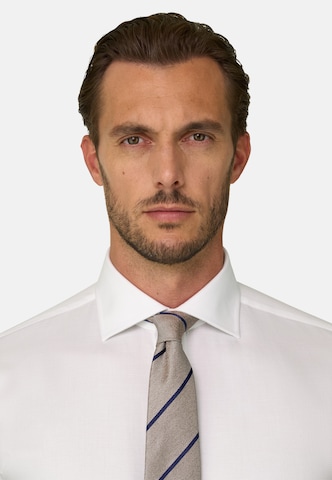 Boggi Milano Regular Fit Hemd in Weiß: Vorderseite