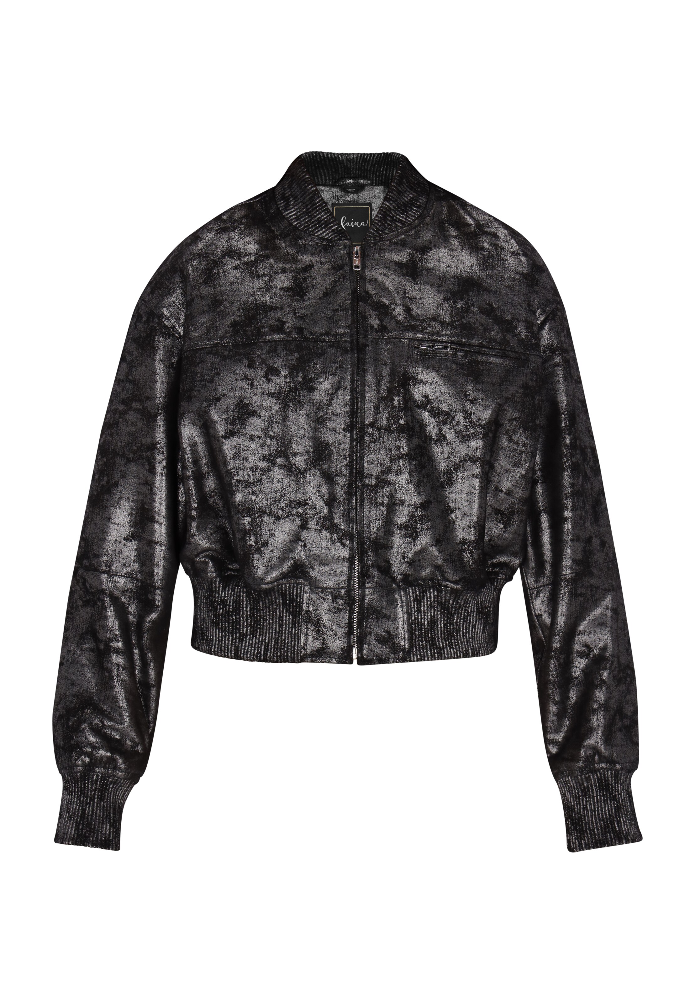 faina Prechodná bunda - Čierna: predná strana