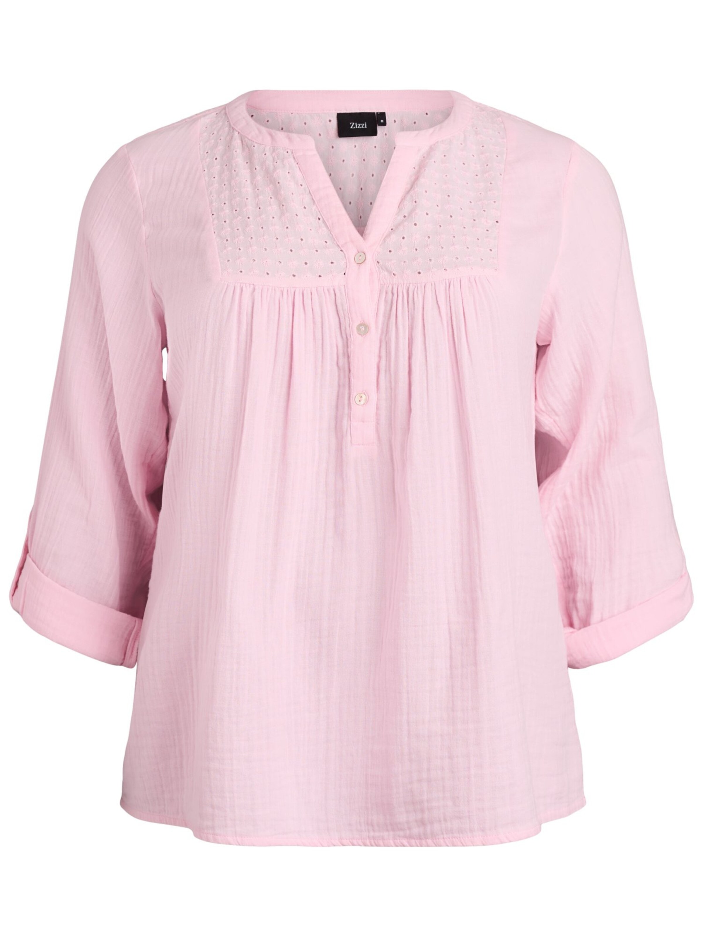 Zizzi Blouse 'Cavivu' in Pink: front
