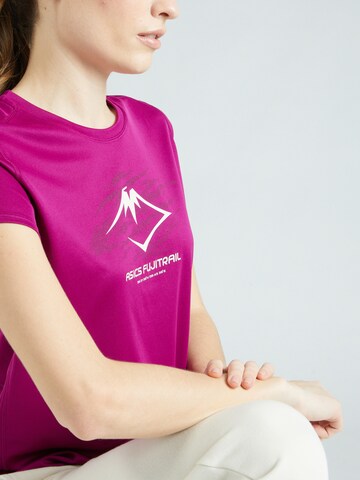 T-shirt fonctionnel 'FUJITRAIL' ASICS en violet