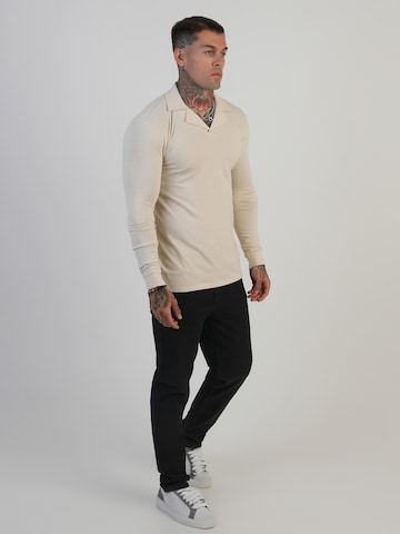 Maglietta di SikSilk in beige