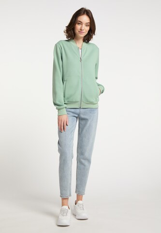 MYMO Zip-Up Hoodie in Green