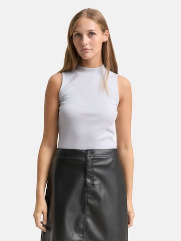 TOM TAILOR DENIM Top in Wit: voorkant