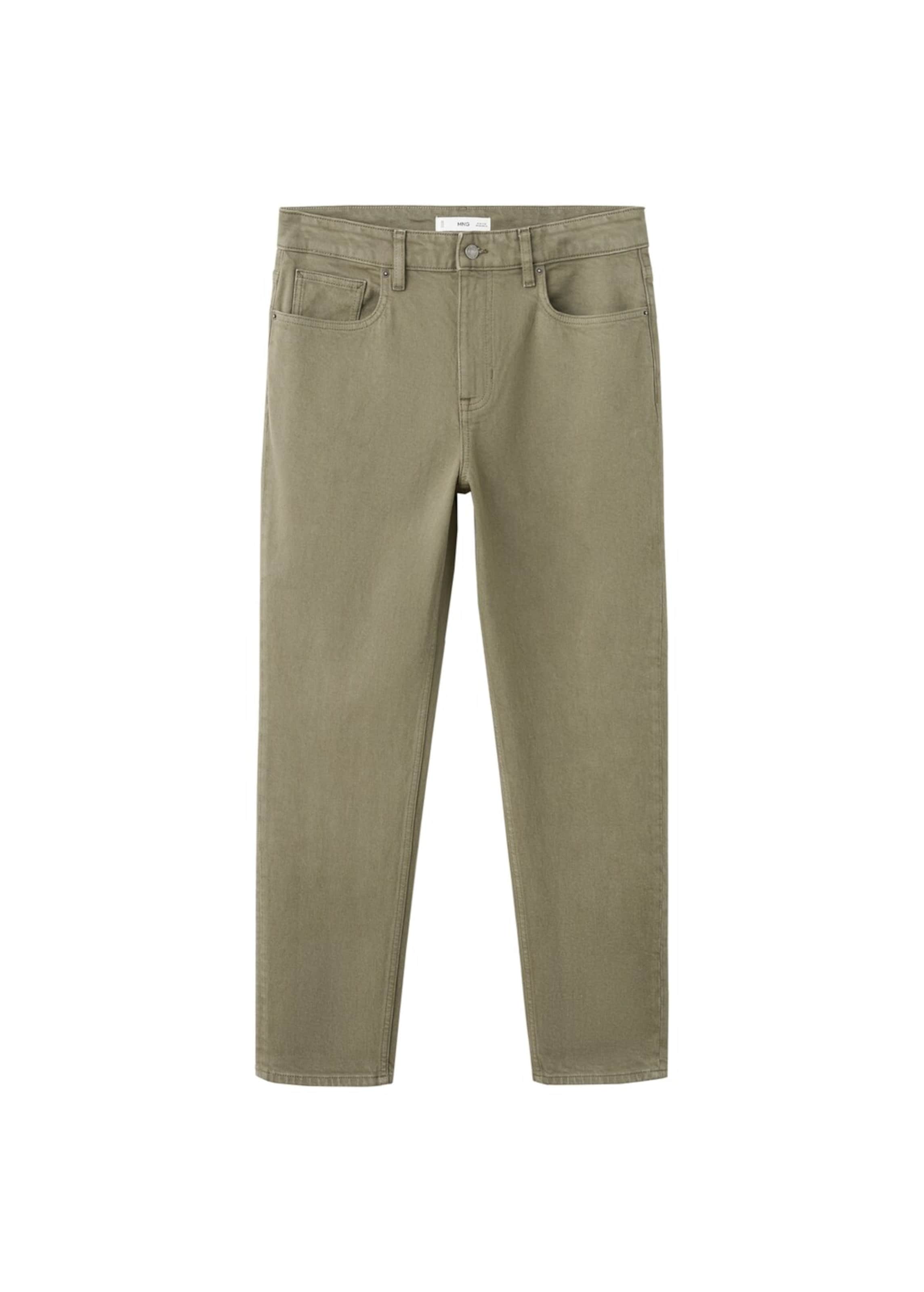 MANGO MAN Jeans 'Benc' in Green: front