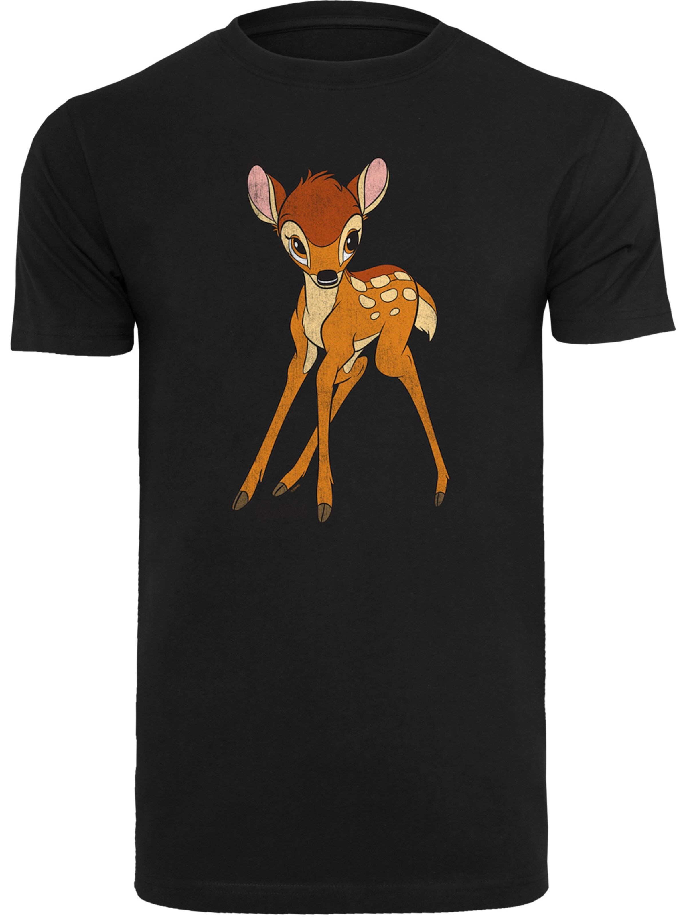 F4NT4STIC Shirt in Zwart: voorkant