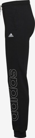 Effilé Pantalon de sport 'Essentials French Terry' ADIDAS SPORTSWEAR en noir