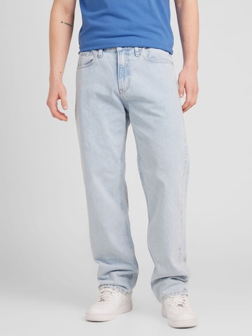 Calvin Klein Jeans - Loosefit Calças de ganga em azul: frente