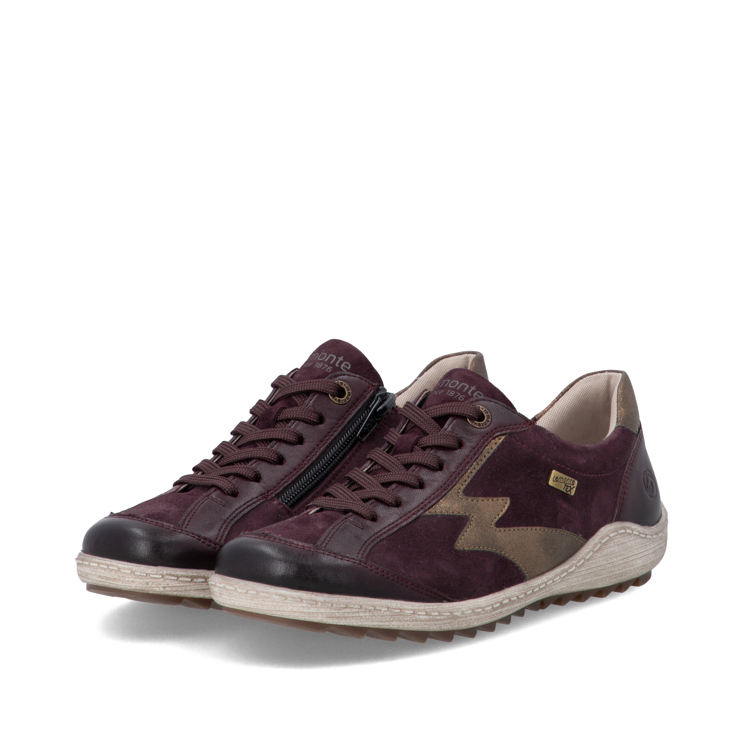 Chaussure de sport à lacets REMONTE en rouge