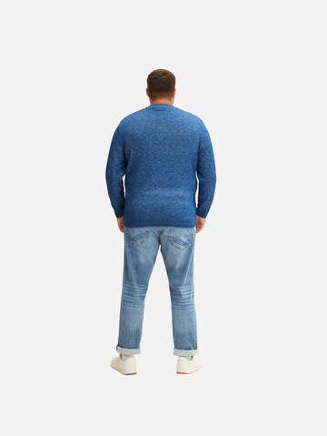 TOM TAILOR Men + Sweater in Blue