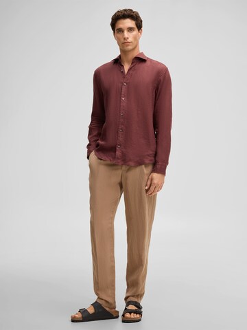 STRELLSON Regular fit Button Up Shirt ' Ceasar ' in Red
