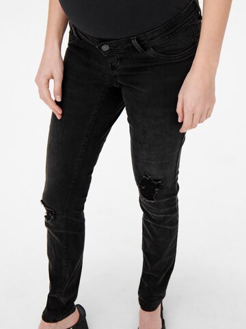 Regular Jeans de la Only Maternity pe negru