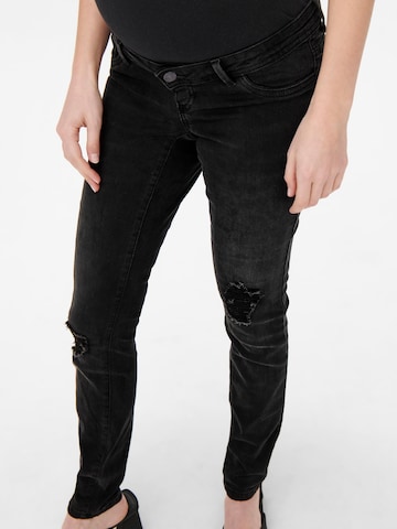 regular Jeans di Only Maternity in nero