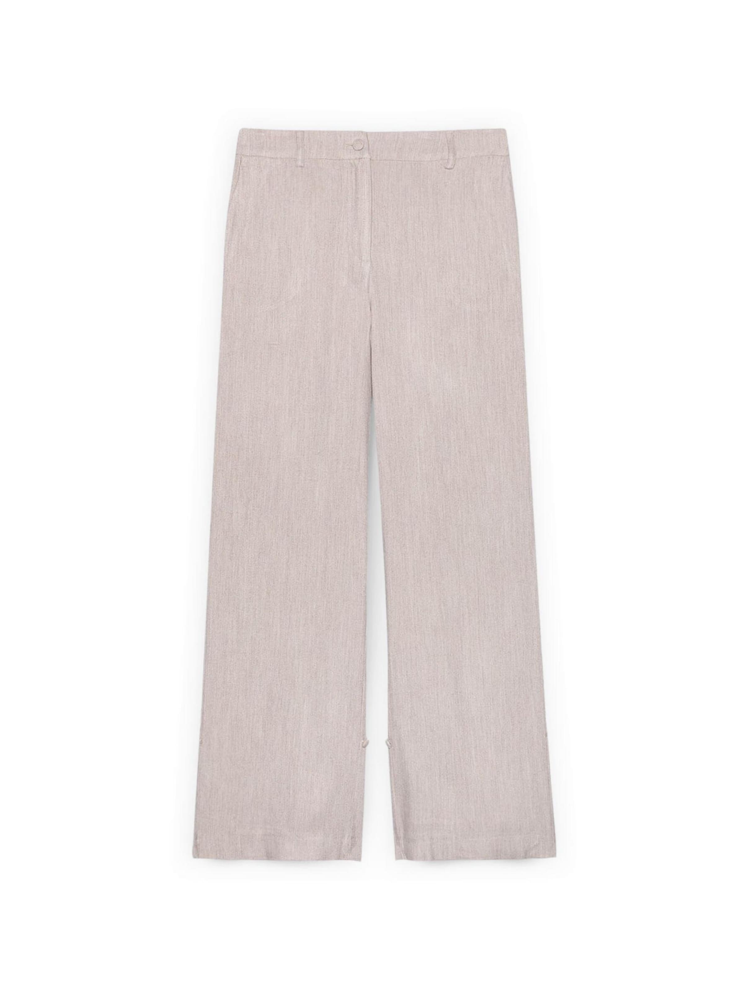 Regular Pantalon Fiorella Rubino en beige : devant