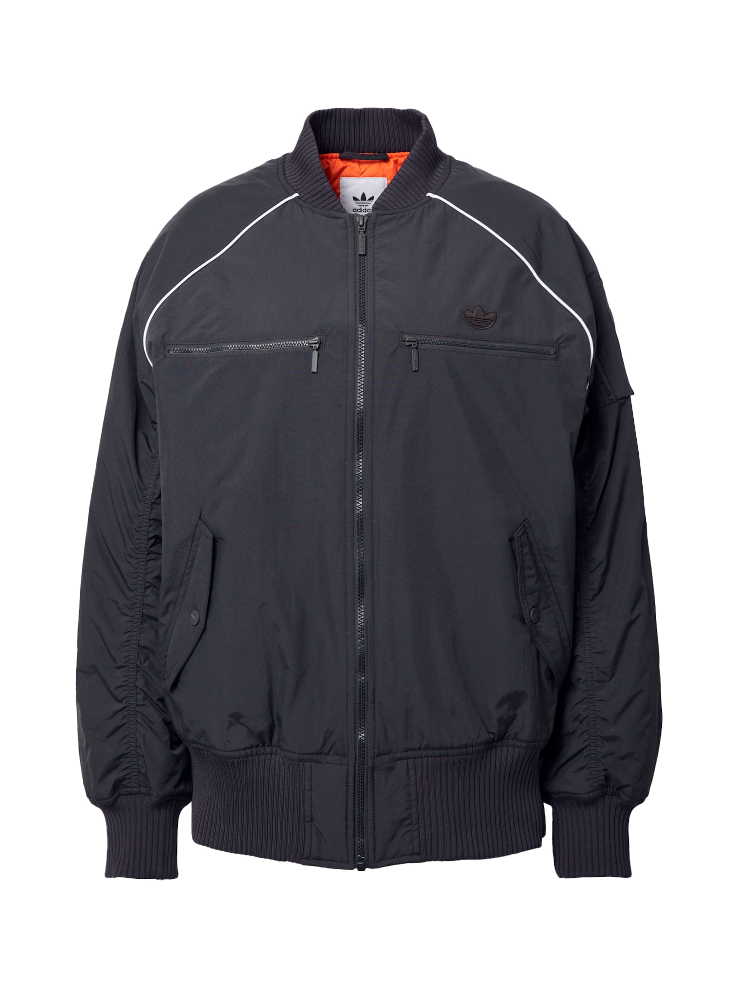 ADIDAS ORIGINALS - Chaqueta de entretiempo en negro: frente