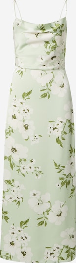 VILA Haljina 'VIRavenna' u boja pijeska / maslinasta / pastelno zelena / bijela, Pregled proizvoda