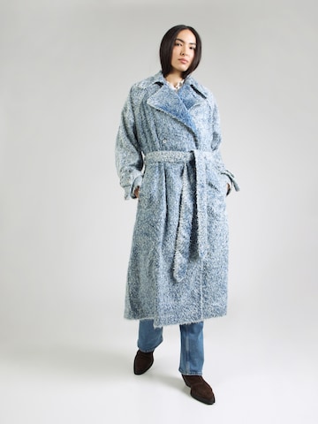 HUGO Tussenmantel 'Garena_1_B' in Blauw: voorkant