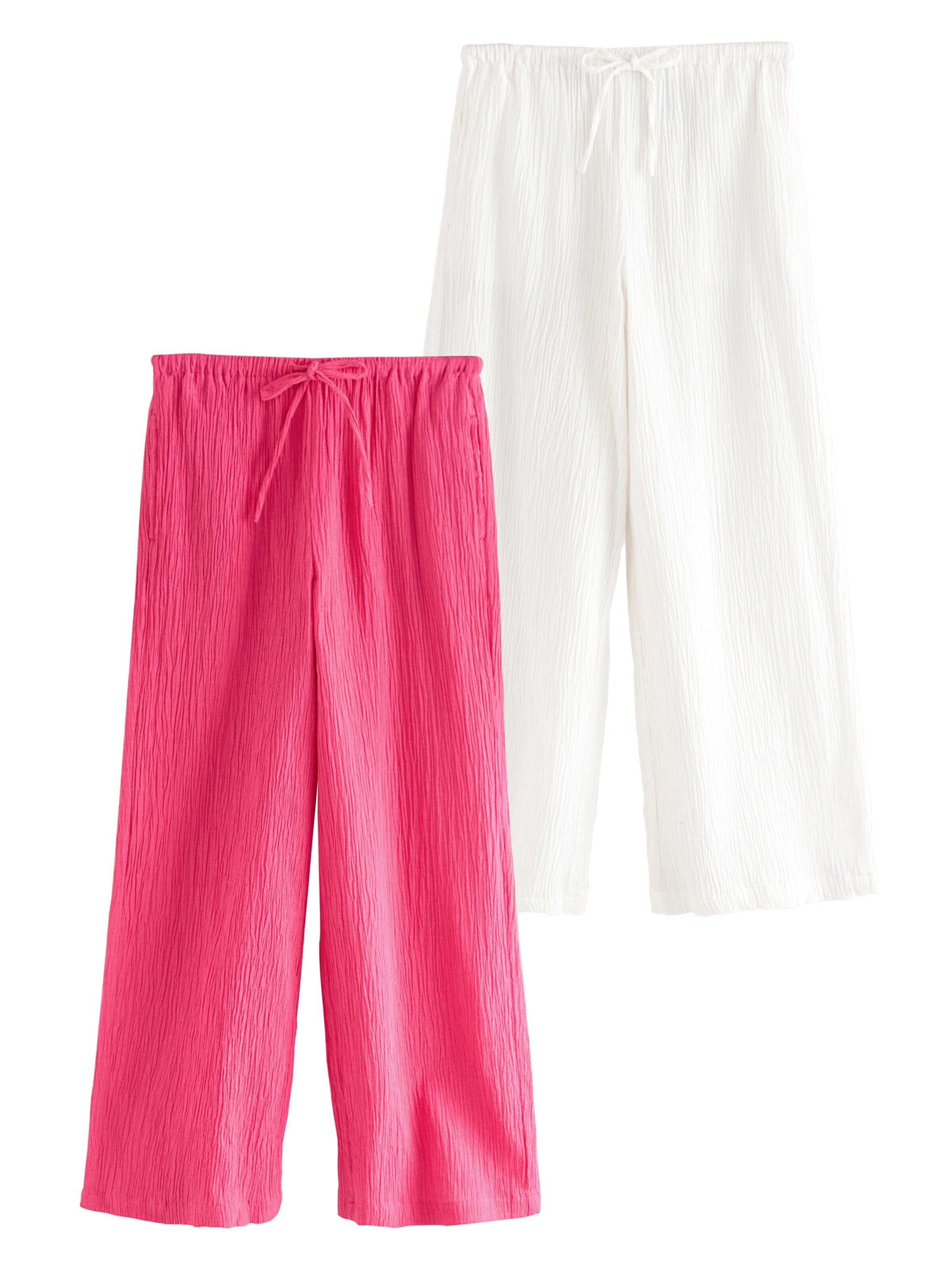 Next Široký strih Nohavice - Ružová: predná strana