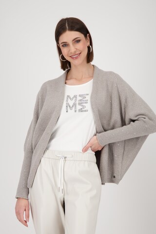monari Strickjacke in Grau: Vorderseite